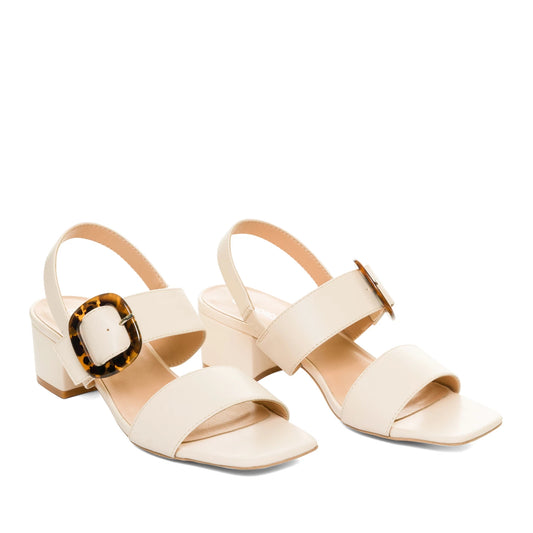 Madonna sandal med klack